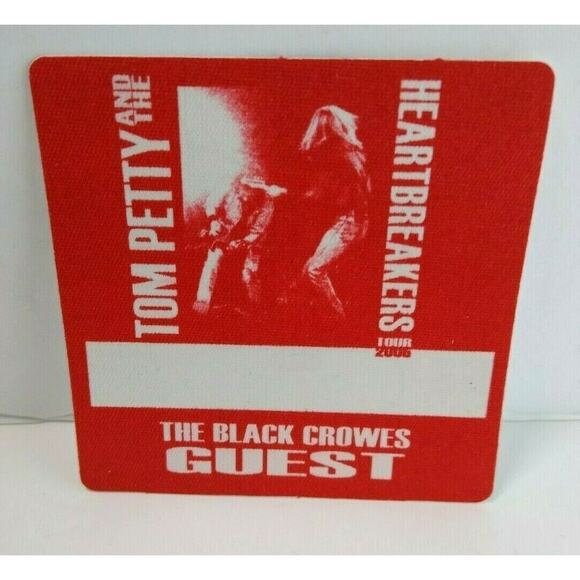 Tom Petty And The Heartbreakers Backstage Pass Original Black Crowes 2005 Red - Picture 1 of 2